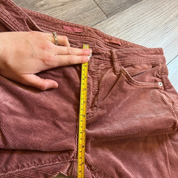 Anthropologie Pilcro Slim Boyfriend Crop Corduroy Pants 27 - Picture 9 of 13